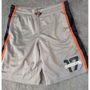Boys Basketball Shorts 10/12 Old Navy Gray Orange Blue Active Wear Drawstring